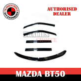 Bonnet Protector + Weather Shields to suit Mazda BT-50 BT50 11/2011-08/2020